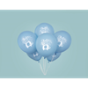 Picture of 12" LATEX BALLOONS - BLUE FLORAL ELEPHANT 
