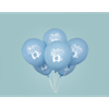 Image sur 12" LATEX BALLOONS - BLUE FLORAL ELEPHANT 