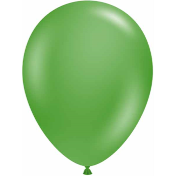 Image de 5" GREEN LATEX BALLOONS - TUFTEK