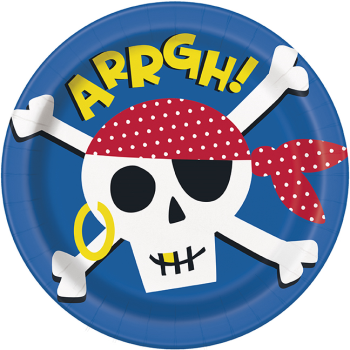 Image de AHOY PIRATE 9" PLATES