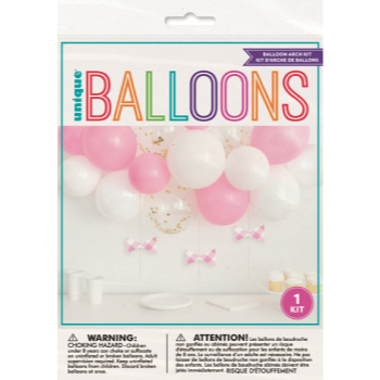 Picture of DECOR - 1st BIRTHDAY PINK GINGHAM - BALLOON ARCH KIT