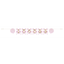 Picture of DECOR - 1st BIRTHDAY PINK GINGHAM - PENNANT BANNER 6'