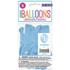Picture of 12" BALLOONS 1st BIRTHDAY BLUE GINGHAM 