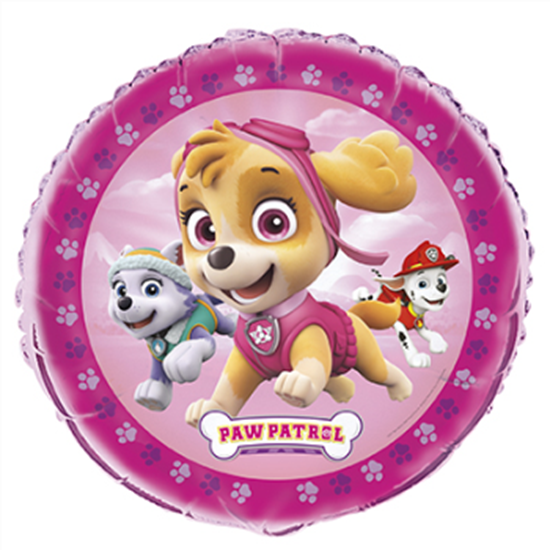 Image sur 18" FOIL - PAW PATROL - GIRL