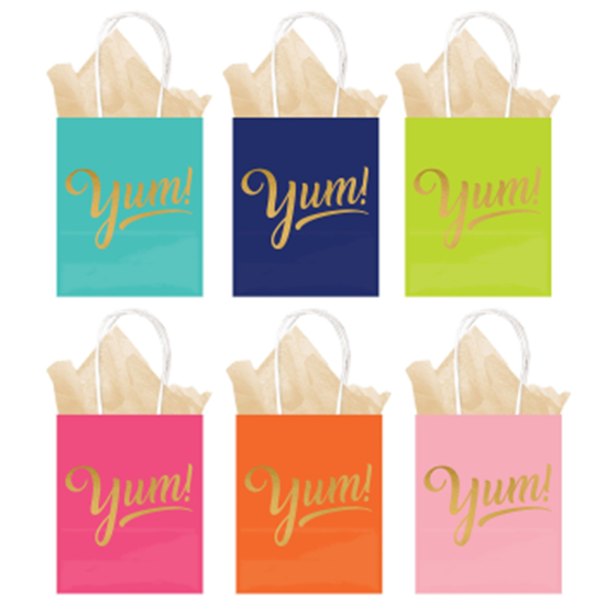 Image sur DECOR - SWEETS AND TREATS KRAFT BAGS YUM - HOT STAMPED