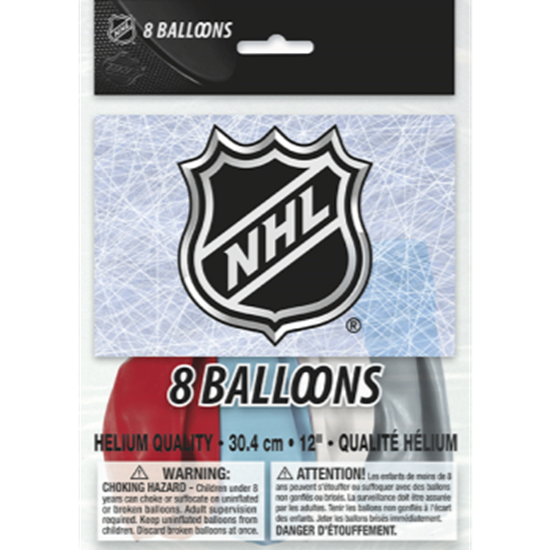 Image sur NHL - 12" LATEX BALLOONS