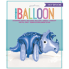 Picture of 24" TABLETOP - BLUE DINOSAUR FOIL BALLOON - AIR FILLED