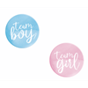 Image sur GENDER REVEAL - TEAM BOY OR GIRL BUTTONS