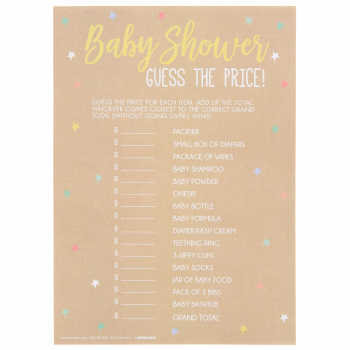 Image de DECOR - BABY SHOWER PRICE GAME