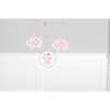 Picture of PINK FLORAL ELEPHANT HANGING SWIRLS DECORATION