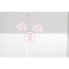 Image sur PINK FLORAL ELEPHANT HANGING SWIRLS DECORATION