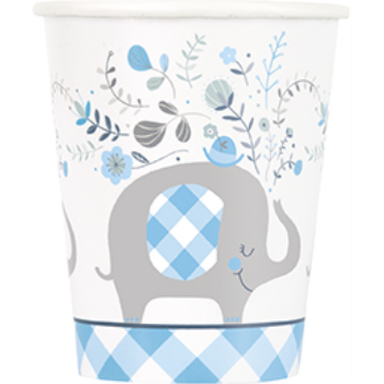 Picture of BLUE FLORAL ELEPHANT 9oz CUPS