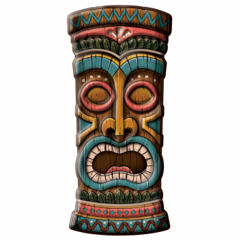 Image de DECOR - TIKI HEAD VAC FORM DECORATION