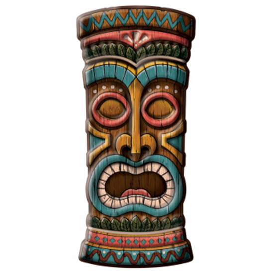 Picture of DECOR - TIKI HEAD VAC FORM DECORATION