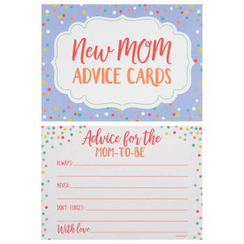 Picture of DECOR - BABY SHOWER ADVICE CARDS