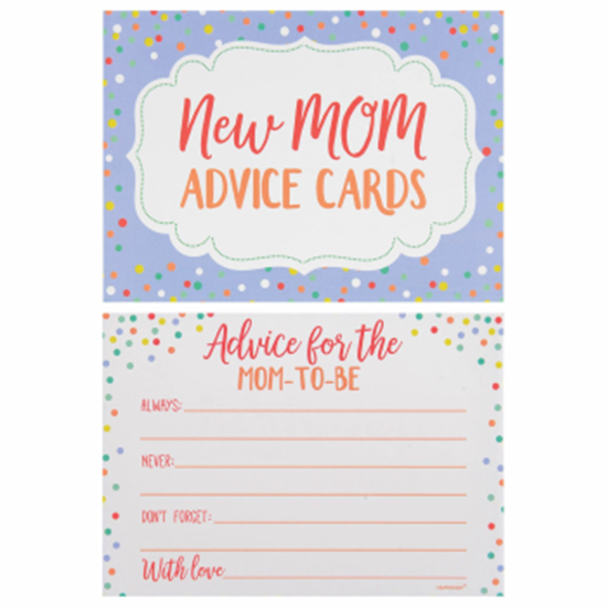 Image sur DECOR - BABY SHOWER ADVICE CARDS