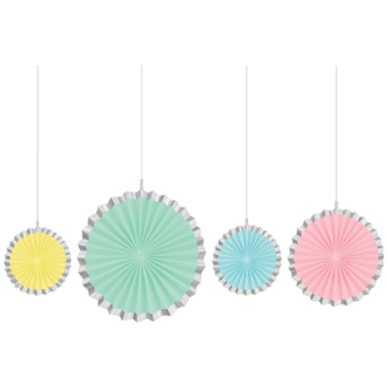 Picture of DECOR - PRETTY PASTELS PAPER FANS