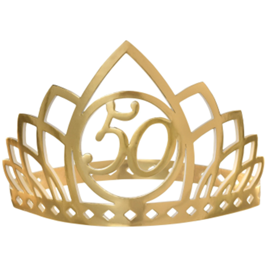 Picture of 50th GOLDEN AGE BIRTHDAY CROWN