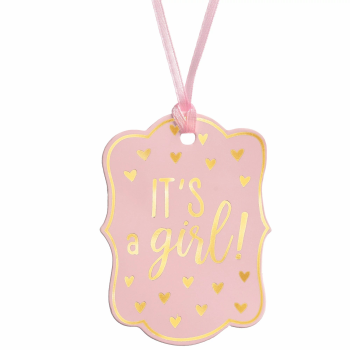 Picture of DECOR - IT'S A GIRL TAG 