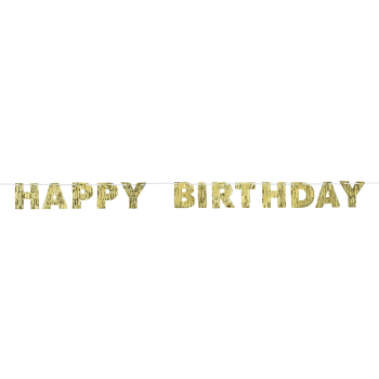 Image de DECOR - GOLDEN AGE BIRTHDAY - FRINGE LETTER BANNER