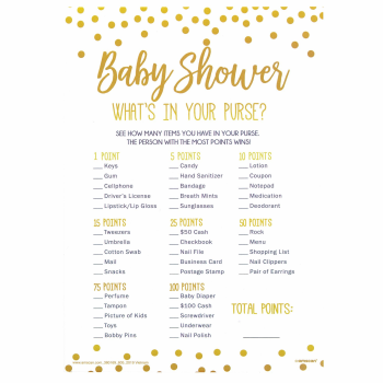 Image de DECOR - BABY SHOWER PURSE GAME