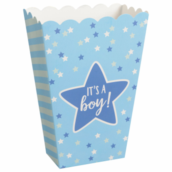 Picture of DECOR - IT'S A BOY POPCORN BOXES