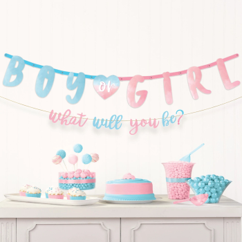 Picture of DECOR - THE BIG REVEAL JUMBO LETTER BANNER KIT