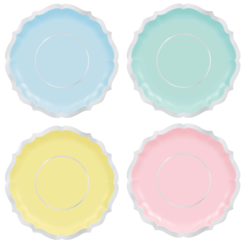 Picture of TABLEWARE - PRETTY PASTELS 7" PLATES