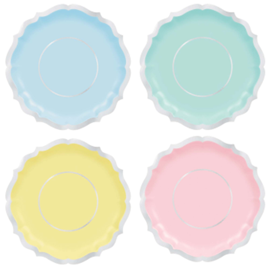 Image sur TABLEWARE - PRETTY PASTELS 7" PLATES