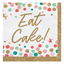 Image de TABLEWARE - WISH BIG BIRTHDAY - BEVERAGE NAPKINS - MID COUNT