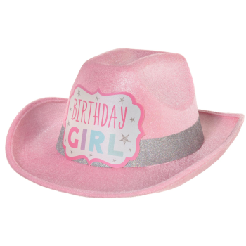 Picture of WEARABLES - PASTEL PARTY PINK COWBOY HAT
