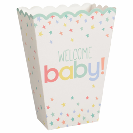 Picture of DECOR - WELCOME BABY POPCORN BOXES