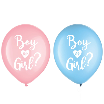 Picture of DECOR - 12 " THE BIG REVEAL LATEX BALLOON