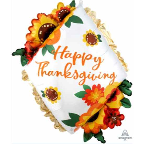 Image sur 27" HAPPY THANKSGIVING SUPERSHAPE