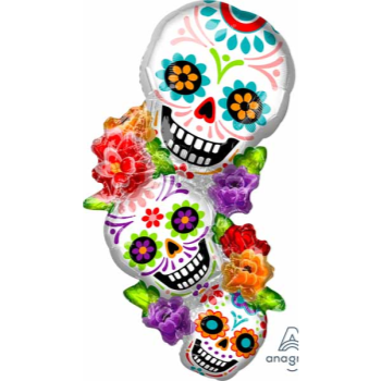 Image de BALLOON - STACKING SUGAR SKULLS SUPERSHAPE