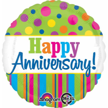 Picture of 18" FOIL - ANNIVERSARY BRIGHT