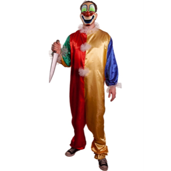 Image de YOUNG MICHAEL CLOWN COSTUME WITH MASK - ADULT