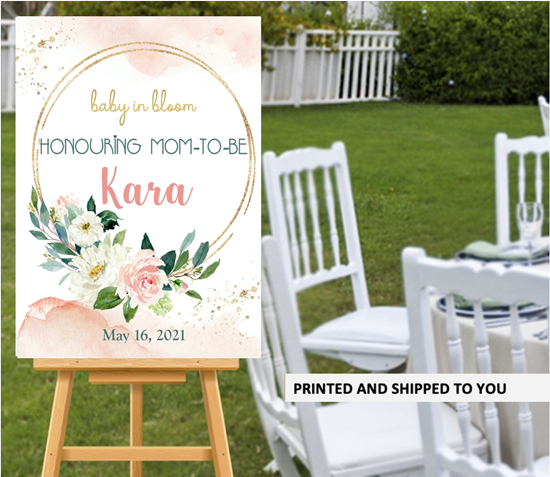 Image sur LAWN YARD SIGN - BABY SHOWER - PERSONALIZED