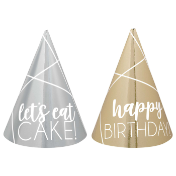 Image de WEARABLES - SILVER AND GOLD CONE HATS