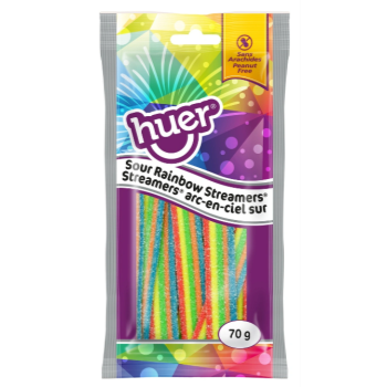 Picture of 1 PACK RAINBOW SOUR STREAMERS