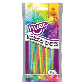 Image de 1 PACK RAINBOW SOUR STREAMERS