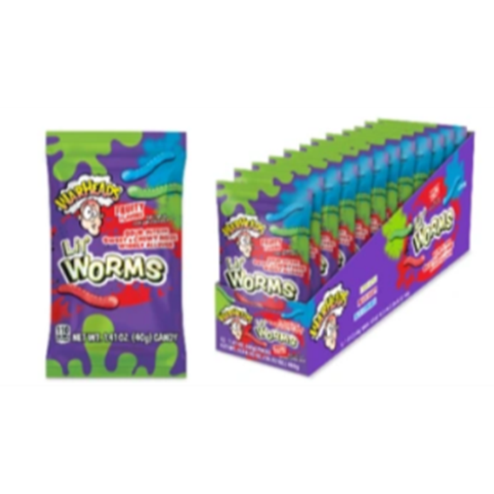 Image sur 1 PACK WARHEADS LIL WORMS SACHET