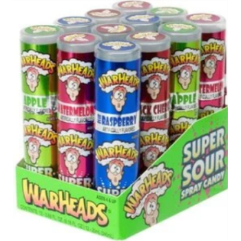 Image de 1 PACK WARHEADS SPRAY UPRIGHT CANDY