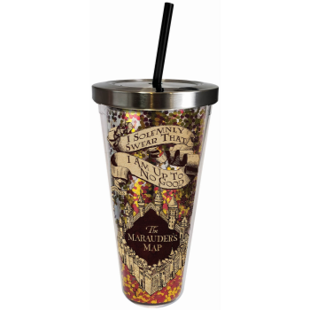 Picture of HARRY POTTER - SOLEMNLY SWEAR LARGE CUP WITH STRAW