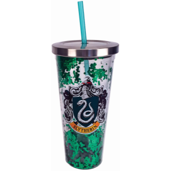 Picture of HARRY POTTER - SLYTHERIN LARGE CUP WITH STRAW