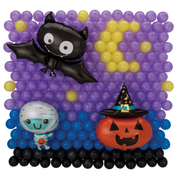 Picture of BALLOON - HALLOWEEN AIR FILLED BALLOON BACK DROP KIT