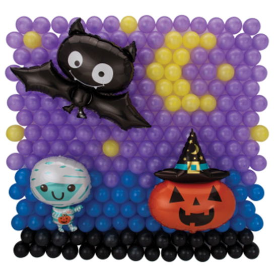 Image sur BALLOON - HALLOWEEN AIR FILLED BALLOON BACK DROP KIT