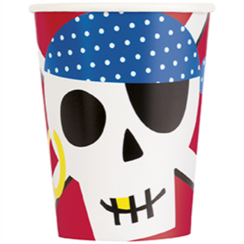 Image de AHOY PIRATE 9oz CUPS