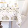 Image sur TABLEWARE - CONFETTI GOLD BIRTHDAY  PLASTIC TABLE COVER