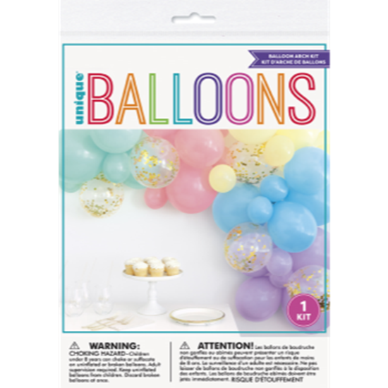 Image sur BALLOON ARCH KIT - PASTEL